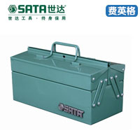 SATA世达三翻斗工具箱14＂95116