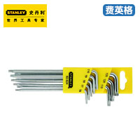 STANLEY8件套长L形中孔花形扳手92-624-23